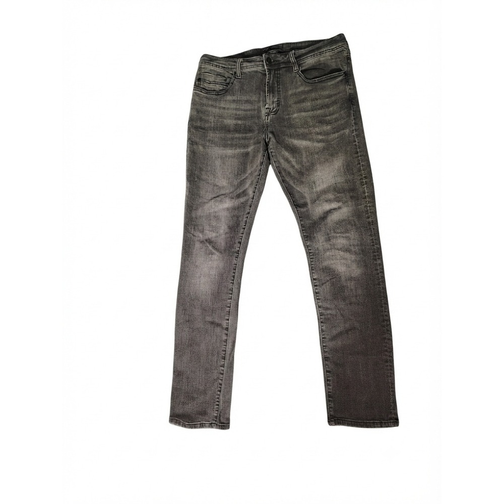 Liverpool Los Angeles Slim Fit Jeans Gray Stretch Denim 34x31 Mens